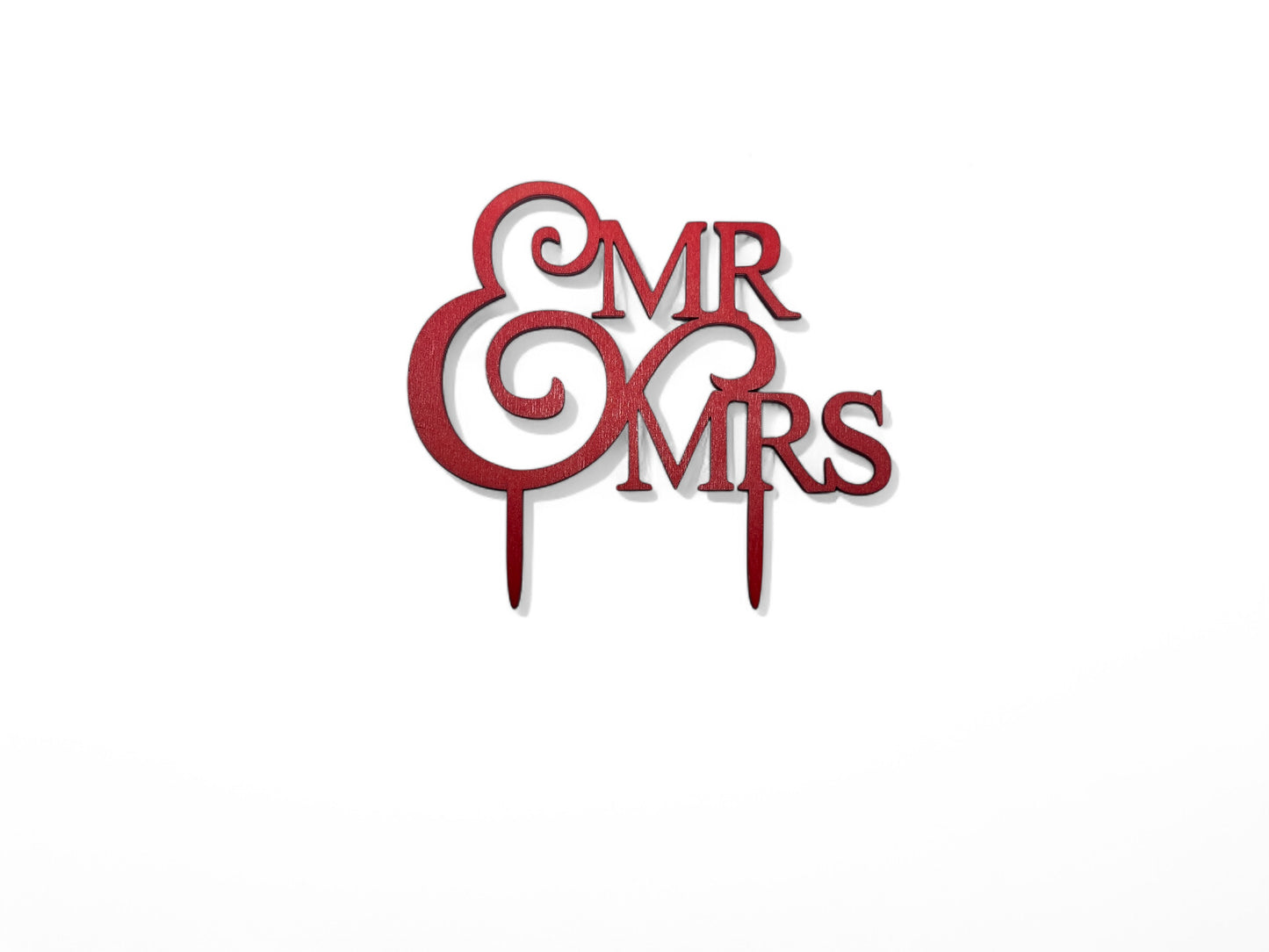 Mr. & Mrs Cupcake Topper