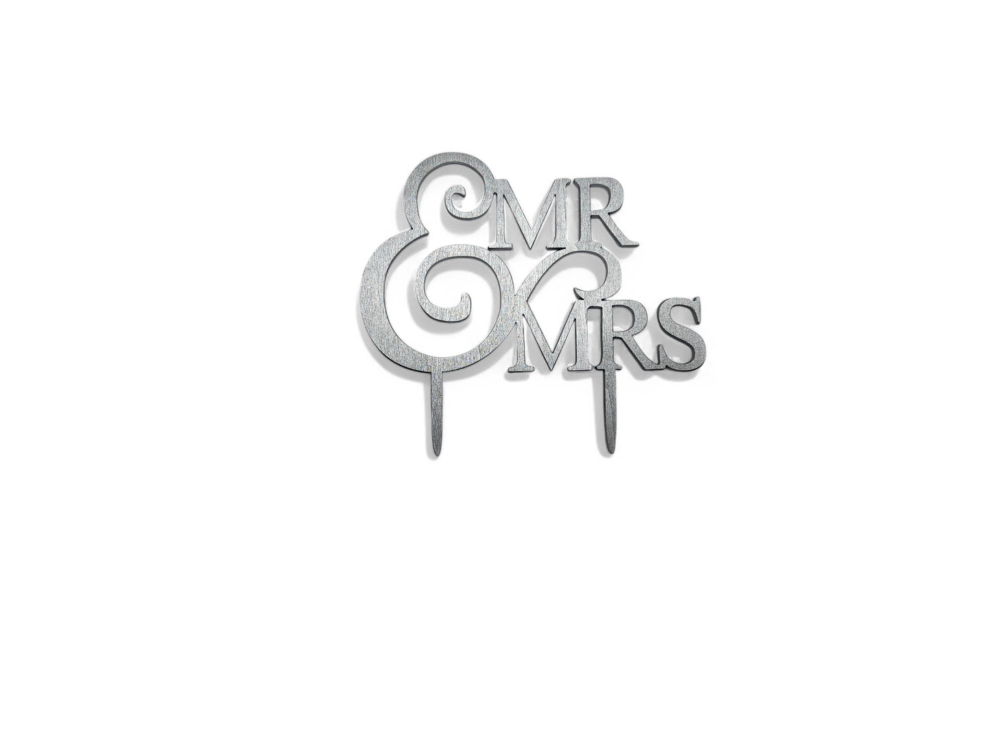 Mr. & Mrs Cupcake Topper